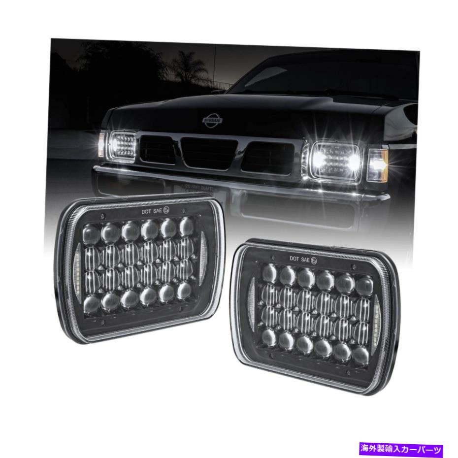 USإåɥ饤 76 57 LEDإåɥ饤H6054 H5054 [֥åž夲] [DRL¤] [H4ץ饰P ... 7x6 5x7 LED Headlights H6054 H5054 [Black Finish] [DRL Built-In] [H4 Plug & P...