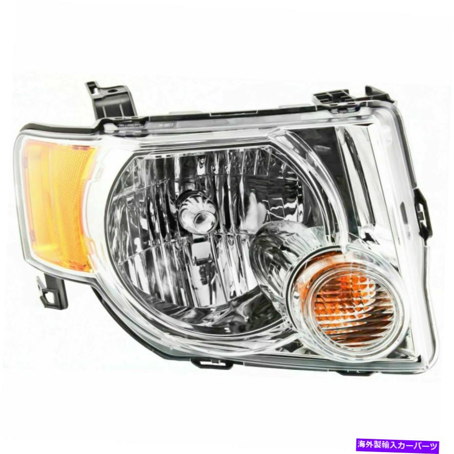 USヘッドライト ESCESS 2008 2009 2010 2012 2012 Headlight Chrome Right Pressenger FIT FOR ESCAPE 2008 2009 2010 2011 2012 HEADLIGHT CHROME RIGHT PASSENGER