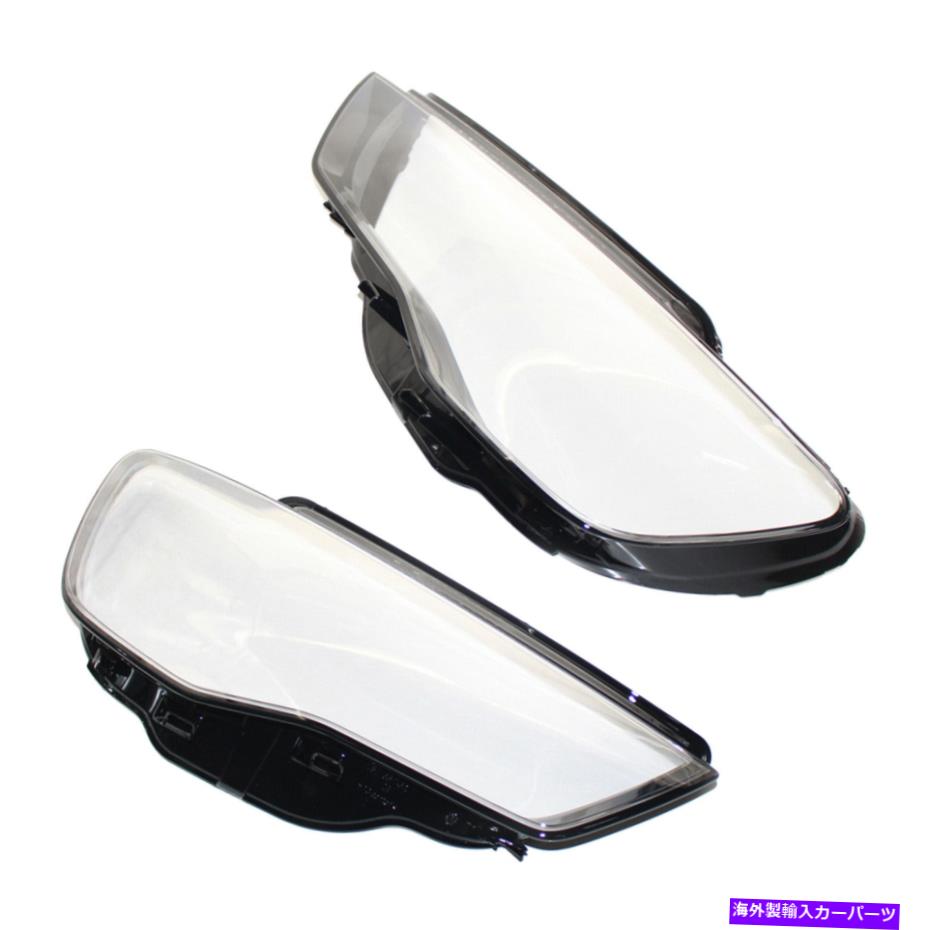 USヘッドライト 2倍の交換左右車のヘッドランプレンズカバーフィットAUDI A3 S3 13-16 2x Replacement Left & Right Car Headlamp Lens Cover Fit for Audi A3 S3 13-16