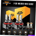 USヘッドライト Dodge Grand Caravan 2011-19のためのH11 H9 5202 LEDのヘッドライトの霧の電球を導きました6x Auxb...