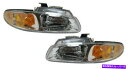 USヘッドライト キャラバンヴォイゲルタウン＆カントリー、左右ヘッドライトヘッドランプLIGH対L + R For Caravan Voyager Town&Country, Left & Right Headlight Headlamp Ligh Pair L+R