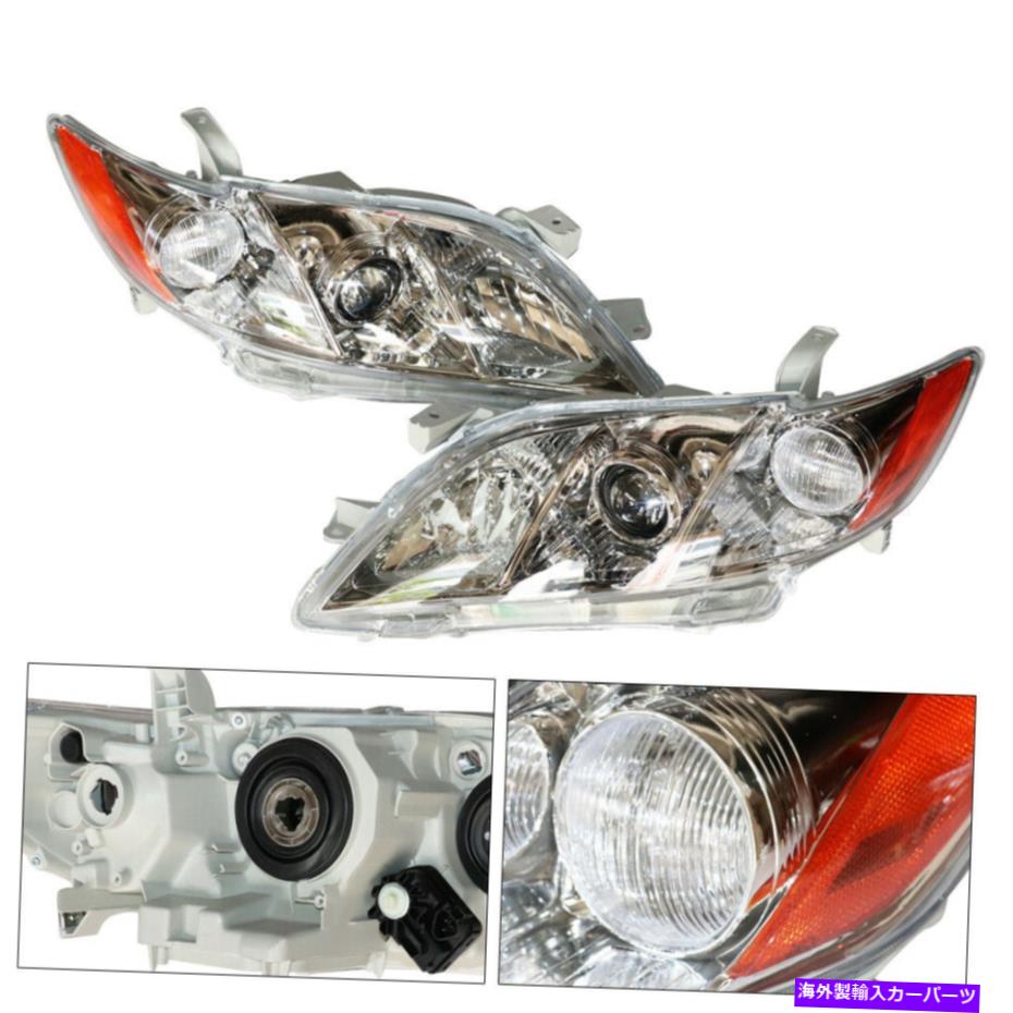 USヘッドライト 1ペアヘッドライトフロントLH RHは2007年2008年2009年2009トヨタカムリUSバージョン 1 Pair Headlights Front LH RH For 2007 2008 2009 Toyota Camry US Version