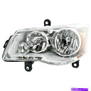 USヘッドライト 2011-2020 Dodge Grand Caravanのためのハロゲンのヘッドライトクロームのインテリア左Lh Halogen Headl...