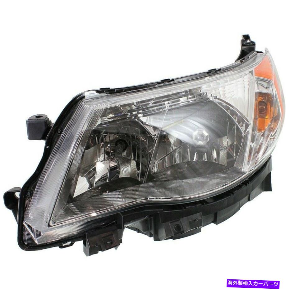 USヘッドライト 2009-2013 Subaru Foresterドライバ側W /電球のヘッドライト Headlight For 2009-2013 Subaru Forester Driver Side w/ bulb