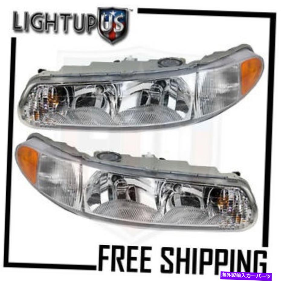 USヘッドライト ヘッドライトヘッドランプのペアは、Buick 97-05 Century 97-04 Regalに右右に設定 Headlight Headlamp Pair Left right set for Buick 97-05 Century 97-04 Regal