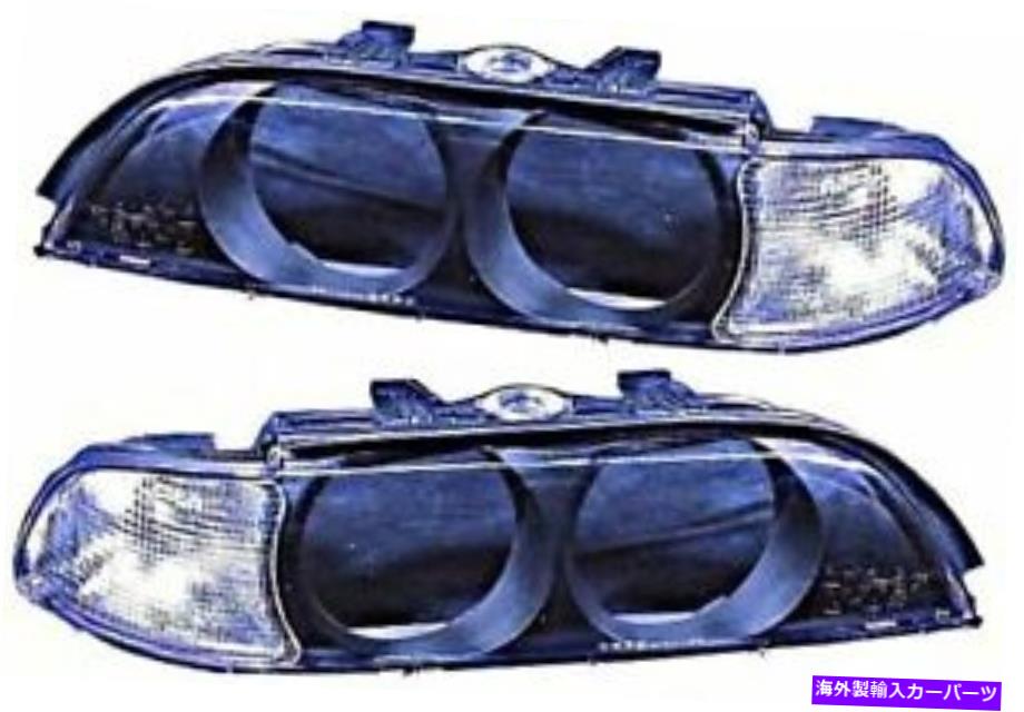 USヘッドライト BMW E39 5シリーズ97-00ヘッドライトプラスチックレンズセット98 99 BMW E39 5 Series 97-00 Headlights Plastic Lens SET 98 99