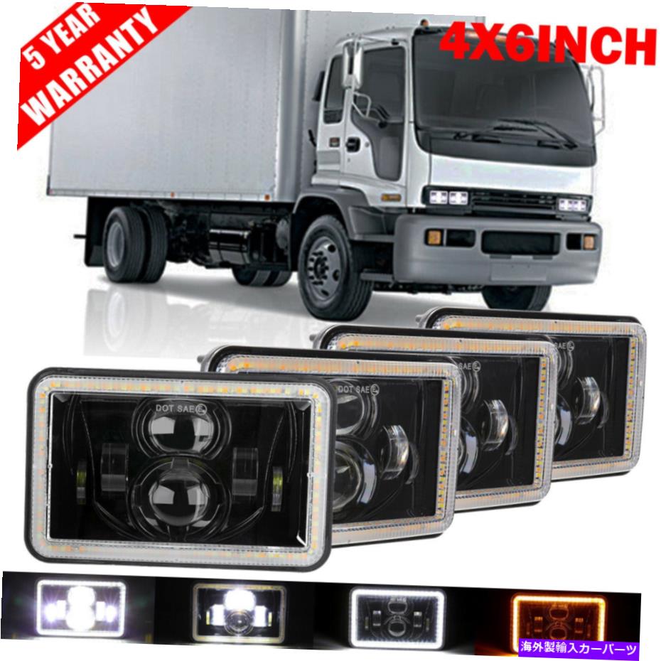 USヘッドライト GMCいすゞの貨物トラックのための4個の4x6 
