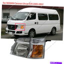 USヘッドライト 日産LHDキャラバンウルバンE25 MK4 05-12用LHファセフィールドバンクリスタルヘッドライトK LH FACELIFT VAN Cr...