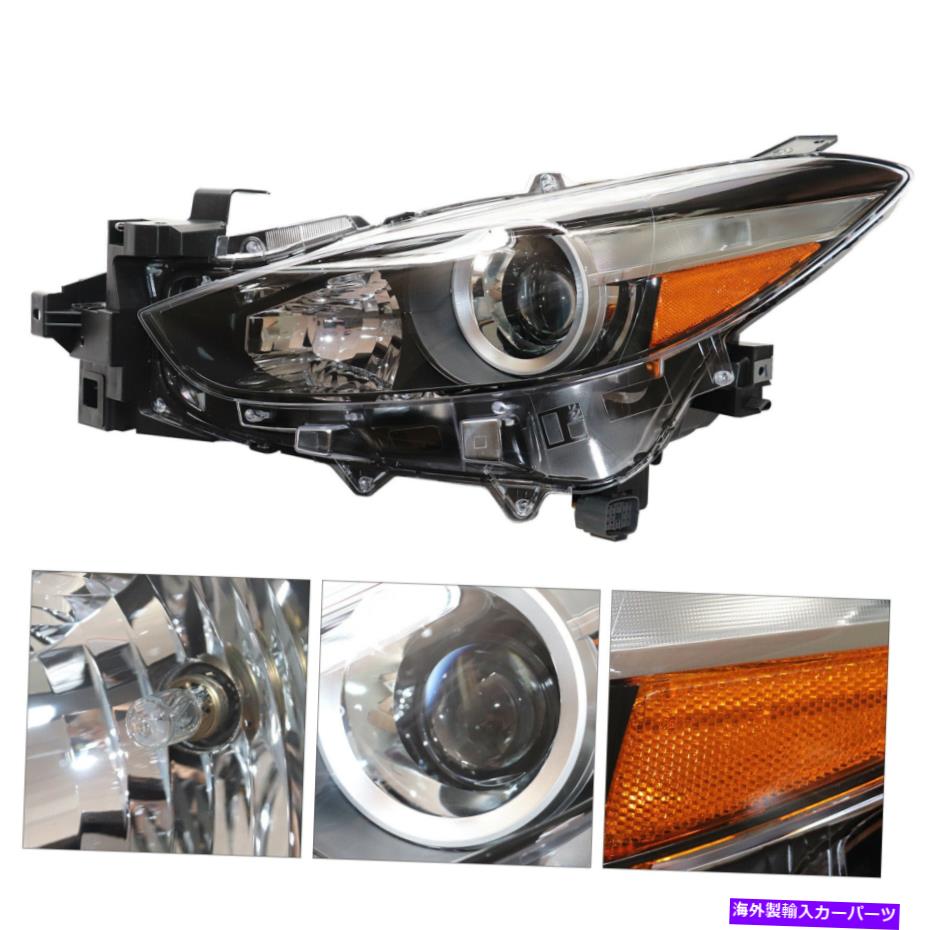 USヘッドライト 2017年2018年マツダ3ヘッドライト左の運転手側 For 2017 2018 MAZDA 3 Headlights Left Driver Side