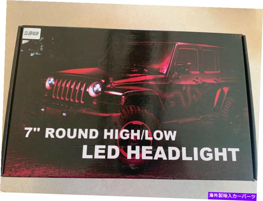 Halo RGB 7'' LED Headlights Driving DRL Kit For Jeep Wrangler JK TJ LJ CJ SaharaカテゴリUSヘッドライト状態新品メーカー車種発送詳細全国一律 送料無料（※北海道、沖縄、離島は省く）商品詳細輸入商品の為、英語表記となります。Condition: NewBrand: AAIWAOE Spec or Performance/Custom: Performance/CustomPower: 120WManufacturer Part Number: RGB01Warranty: 3 YearReplace: H4 9003 HB2 / H13 9008, 6012/6014/6015/H6017/H6024Connector: H4 TO H13Fit for 3: Fit for Land Rover Defender 90 & 110Other Part Number: White Halo Ring Angel Eyes HeadlightsFit for 2: Fit for Jeep Wrangler TJ (1997-2006)To Fit: HeadlightFit for 5: For Chevy C10 C20 C30 Pickup SuburbanCountry/Region of Manufacture: ChinaFit for 4: For Dodge D100 D150 D200 D300 D400 D450Material: Die-cast Aluminum Plus Stainless Steel StentBulb Type: Halogen, HID, LED, XenonCertifications: DOTColor Temperature: 6000-6500KFit for 6: For Ford E-100 E-150 E200 E250 EconolineFit for 1: Fit for Jeep Wrangler JK 2007-2018Placement on Vehicle: Front, Left, RightVoltage: 9-32Interchange Part Number: Jeep RGB 7 inch round LED HeadlightsHeadlight Style: HaloUPC: Does not apply 条件：新品ブランド：aiwaOE仕様またはパフォーマンス/カスタム：パフォーマンス/カスタム電力：120Wメーカー部品番号：RGB01保証：3歳置換：H4 9003 HB2 / H13 9008,6012 / 6014/6015 / H6017 / H6024コネクタ：H4~H133：陸上ローバーディフェンダー90と110のためのフィットその他の型番：ホワイトハローリングエンジェルアイヘッドライトジープ・ルランラーTJ（1997-2006）のための適合フィットする：ヘッドライト5：シボレーC10 C20 C30 Pickup Suburbanの場合国/製造地域：中国4：Dodge D100 D150 D200 D300 D400 D450材質：ダイカストアルミニウムプラスステンレススチール製ステント電球の種類：ハロゲン、HID、LED、キセノン認証：ドット色温度：6000-6500K6：フォードE-100 E-150 E200 E250エコノリン1：ジープ・ルランラーJK 2007-2018のためのフィット車両への配置：前面、左、右電圧：9-32インターチェンジ部品番号：ジープRGB 7インチラウンドLEDヘッドライトヘッドライトスタイル：Halo.UPC：適用しません《ご注文前にご確認ください》■海外輸入品の為、NC・NRでお願い致します。■取り付け説明書は基本的に付属しておりません。お取付に関しましては専門の業者様とご相談お願いいたします。■通常2〜4週間でのお届けを予定をしておりますが、天候、通関、国際事情により輸送便の遅延が発生する可能性や、仕入・輸送費高騰や通関診査追加等による価格のご相談の可能性もございますことご了承いただいております。■海外メーカーの注文状況次第では在庫切れの場合もございます。その場合は弊社都合にてキャンセルとなります。■配送遅延、商品違い等によってお客様に追加料金が発生した場合や取付け時に必要な加工費や追加部品等の、商品代金以外の弊社へのご請求には一切応じかねます。■弊社は海外パーツの輸入販売業のため、製品のお取り付けや加工についてのサポートは行っておりません。専門店様と解決をお願いしております。■大型商品に関しましては、配送会社の規定により個人宅への配送が困難な場合がございます。その場合は、会社や倉庫、最寄りの営業所での受け取りをお願いする場合がございます。■輸入消費税が追加課税される場合もございます。その場合はお客様側で輸入業者へ輸入消費税のお支払いのご負担をお願いする場合がございます。■商品説明文中に英語にて”保証”関する記載があっても適応はされませんのでご了承ください。■海外倉庫から到着した製品を、再度国内で検品を行い、日本郵便または佐川急便にて発送となります。■初期不良の場合は商品到着後7日以内にご連絡下さいませ。■輸入商品のためイメージ違いやご注文間違い当のお客様都合ご返品はお断りをさせていただいておりますが、弊社条件を満たしている場合はご購入金額の30％の手数料を頂いた場合に限りご返品をお受けできる場合もございます。(ご注文と同時に商品のお取り寄せが開始するため)（30％の内訳は、海外返送費用・関税・消費全負担分となります）■USパーツの輸入代行も行っておりますので、ショップに掲載されていない商品でもお探しする事が可能です。お気軽にお問い合わせ下さいませ。[輸入お取り寄せ品においてのご返品制度・保証制度等、弊社販売条件ページに詳細の記載がございますのでご覧くださいませ]&nbsp;