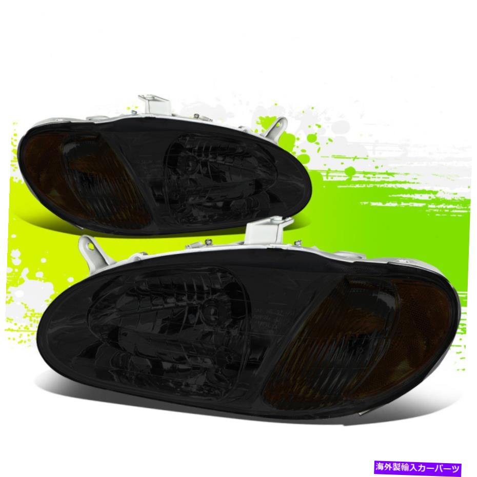 USヘッドライト Sephia 98-01のファクトリースタイルのハロゲンヘッドライトランプ Factory Style Halogen Headlight Lamps for Sephia 98-01 Smoked Amber Left+Right