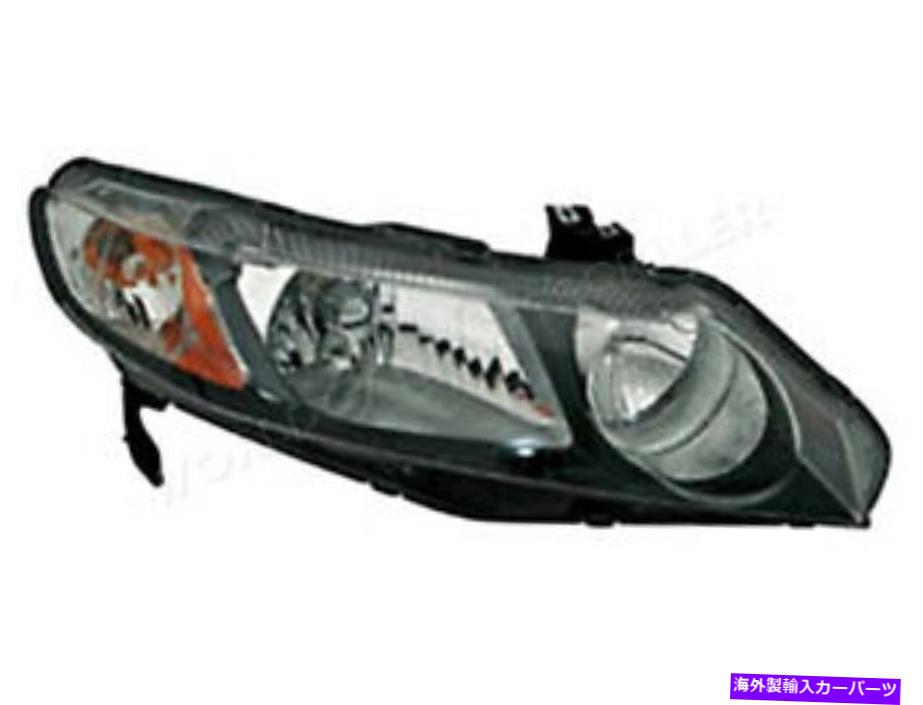 USヘッドライト ヘッドライトクリアターンシグナル左フィットホンダシビックアメリカ合衆国タイプFACELIFT 2006-2011 Headlight Clear Turn Signal Left Fits HONDA Civic USA Type Facelift 2006-2011