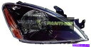 USヘッドライト 2004年 - 2007年の助手席側三菱ランサーフロントヘッドライトアセンブリ for 2004 - 2007 passenger side ...