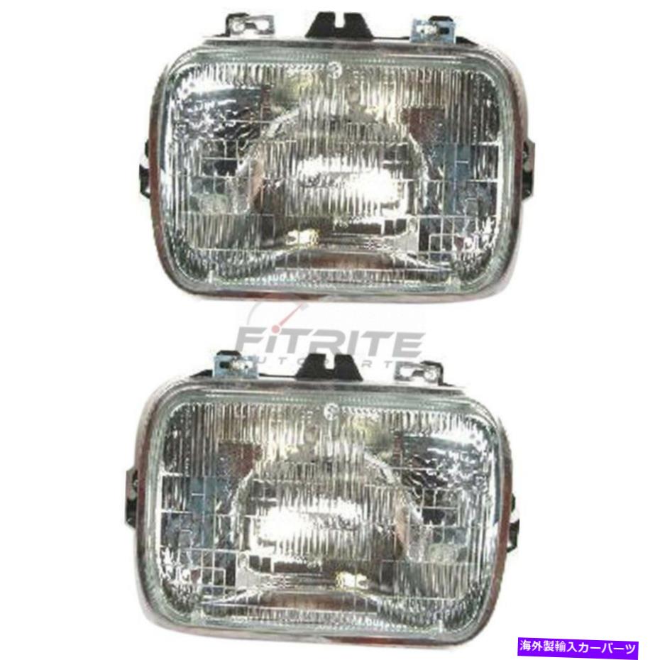 USإåɥ饤 1979-99 GMC K1500ٳGM2500112ΤοΥإåɥ饤ȥӡ NEW LEFT &RIGHT HEADLIGHT SEALED BEAM FOR 1979-99 GMC K1500 SUBURBAN GM2500112