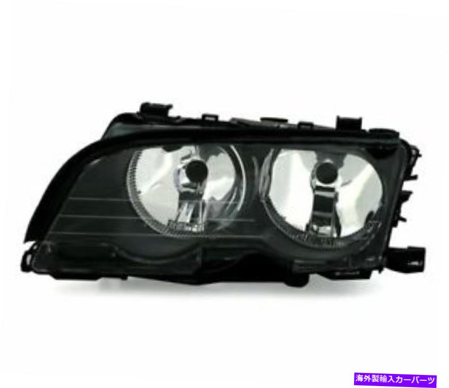 USヘッドライト BMW 3シリーズE46クーペカブリオ1999-2001ブラックVP605L左ヘッドライトRHT BMW 3 SERIES E46 COUPE CABRIO 1999-2001 BLACK VP605L LEFT HEADLIGHT RHT