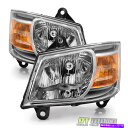 USヘッドライト 2008-2010 Dodge Grand Caravanの交換ヘッドライト08-10左+ right 2008-2010 Dodge Gra...