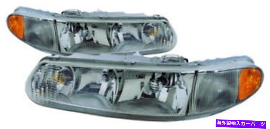 USヘッドライト 1997年から2005年のBuick Centuryヘッドライトペアセット For 1997-2005 Buick Century Headlights Pair Set
