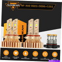 USヘッドライト AUXBeam 9005 9006 5202コンボLEDヘッドライト高ロービームフォグライト電球6000K AUXBEAM 9005 9006 5202 Combo LED Headlight High Low Beam Fog Light Bulbs 6000K