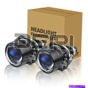 USヘッドライト 2.5in 70W 6000K BI LEDプロジェクターレンズRHD車のヘッドライトヘッドランプHI / LOW RetoFit 2.5in...