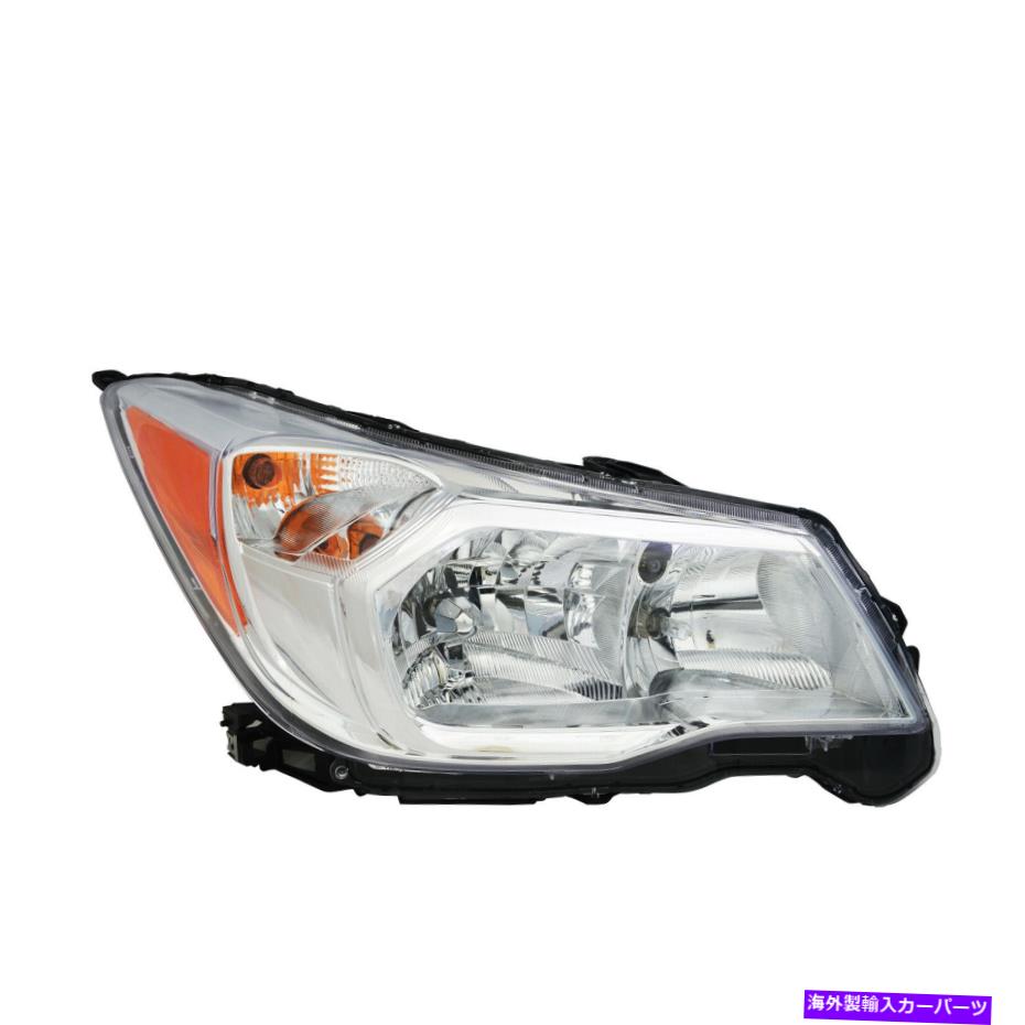 USヘッドライト ヘッドライトハロゲン左ドライバーは、2014-2016 Subaru Forester 2.5Lに収まる Headlights Halogen Left Driver Fits 2014-2016 Subaru Forester 2.5L