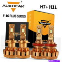 USヘッドライト AUXBeamコンボH11 + H7 LED CANBUSヘッドライトキットハイロービームフォグ6000K電球キット AUXBEAM Comb...