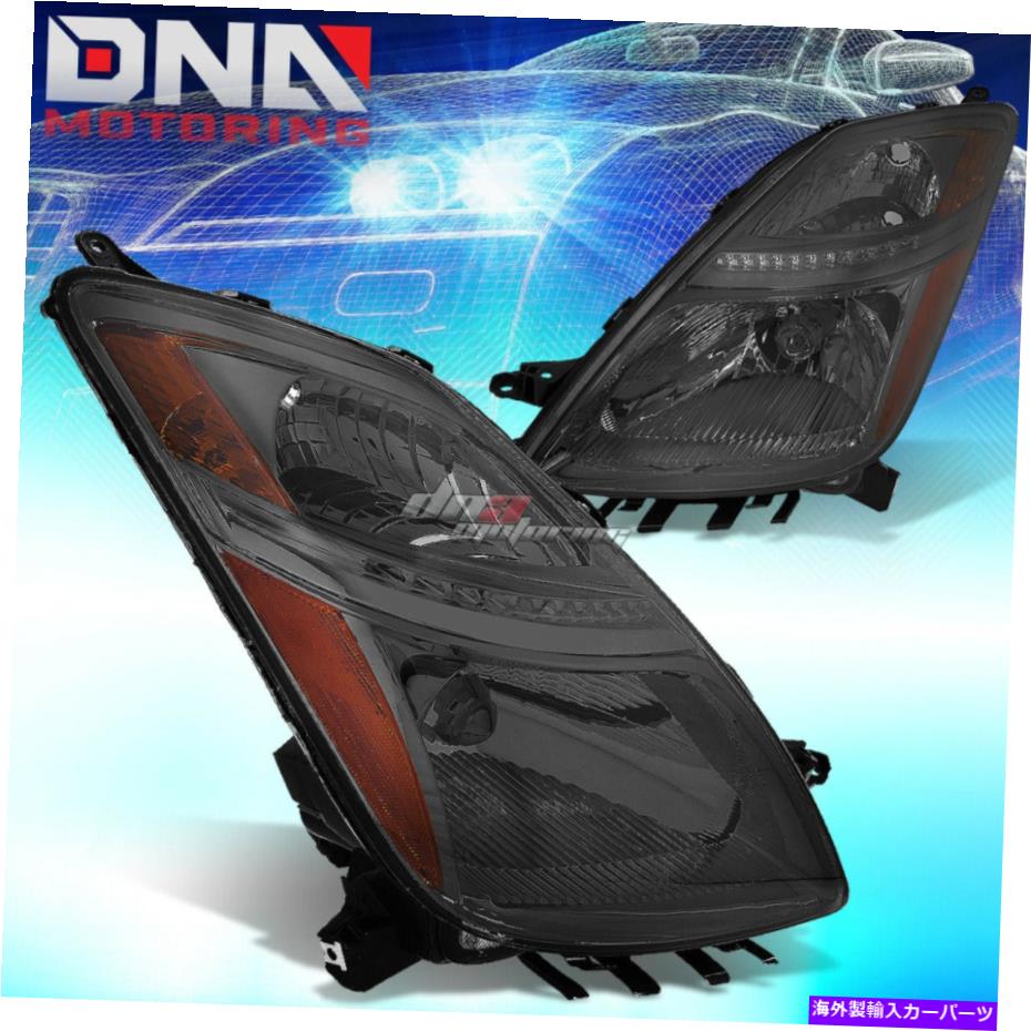 USヘッドライト 06-09トヨタプリウスXW20スモークハウジングハウジングアンバーコーナーヘッドライトOEの取り替え FOR 06-09 TOYOTA PRIUS XW20 SMOKED HOUSING AMBER CORNER HEADLIGHT OE REPLACEMENT