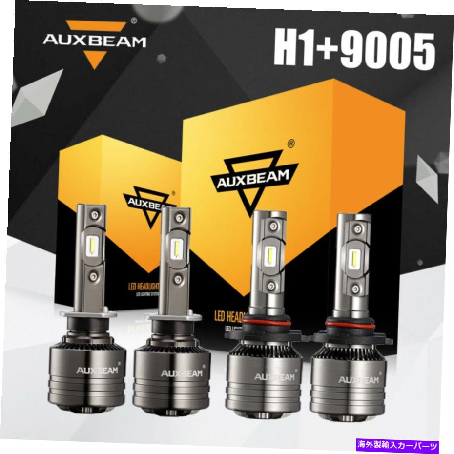 USヘッドライト Auxbeam H1 + 9005 LEDヘッドライトキット2002-2006こんにちは低電球 AUXBEAM H1+9005 LED Headlight Kit For Nissan Altima 2002-2006 Hi Low Light Bulbs