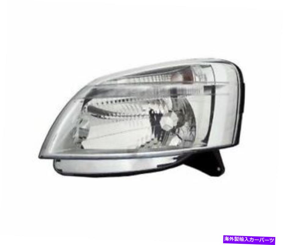 USヘッドライト Peugeot Partner Citroen Berlingo 2002-2008 VP760L Chrome LHDの左ヘッドライト Left Headlight for Peugeot Partner Citroen Berlingo 2002-2008 VP760L Chrome LHD