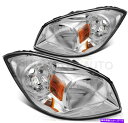 USヘッドライト フィット05-10 Chevy Cobalt 07-09 Pontiac G5 05-06追跡ヘッドライトランプアセンブリ Fits 05-10 Chevy Cobalt 07-09 Pontiac G5 05-06 Pursuit Headlights lamp Assembly