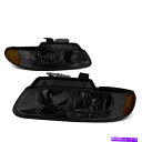 USヘッドライト 1996年から1999年のGrand Caravan Voyagerプロジェクターヘッドライトヘッドランプ喫煙/琥珀色 For 1996-19...