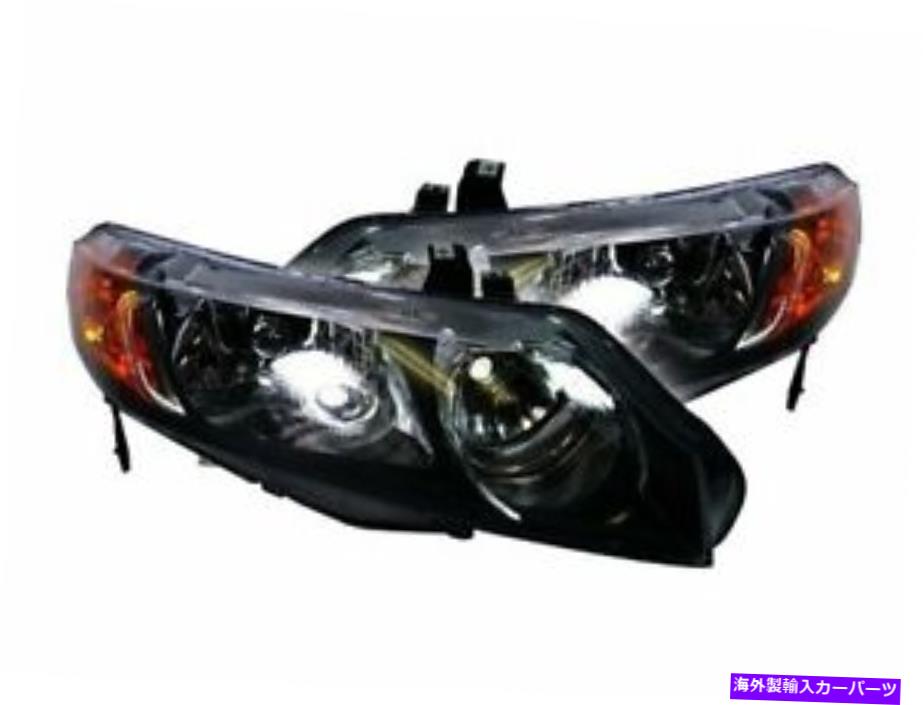 USヘッドライト DIYソリューションヘッドライトアセンブリセットフィットホンダシビック2006-2008 4DR 63xpwy DIY Solutions Headlight Assembly Set fits Honda Civic 2006-2008 4dr 63XPWY