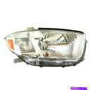 USヘッドライト 08-10ハイランダヘッドライトヘッドランプW / Oスポーツヘッドライト右乗客RH For 08-10 Highlander Headlig...