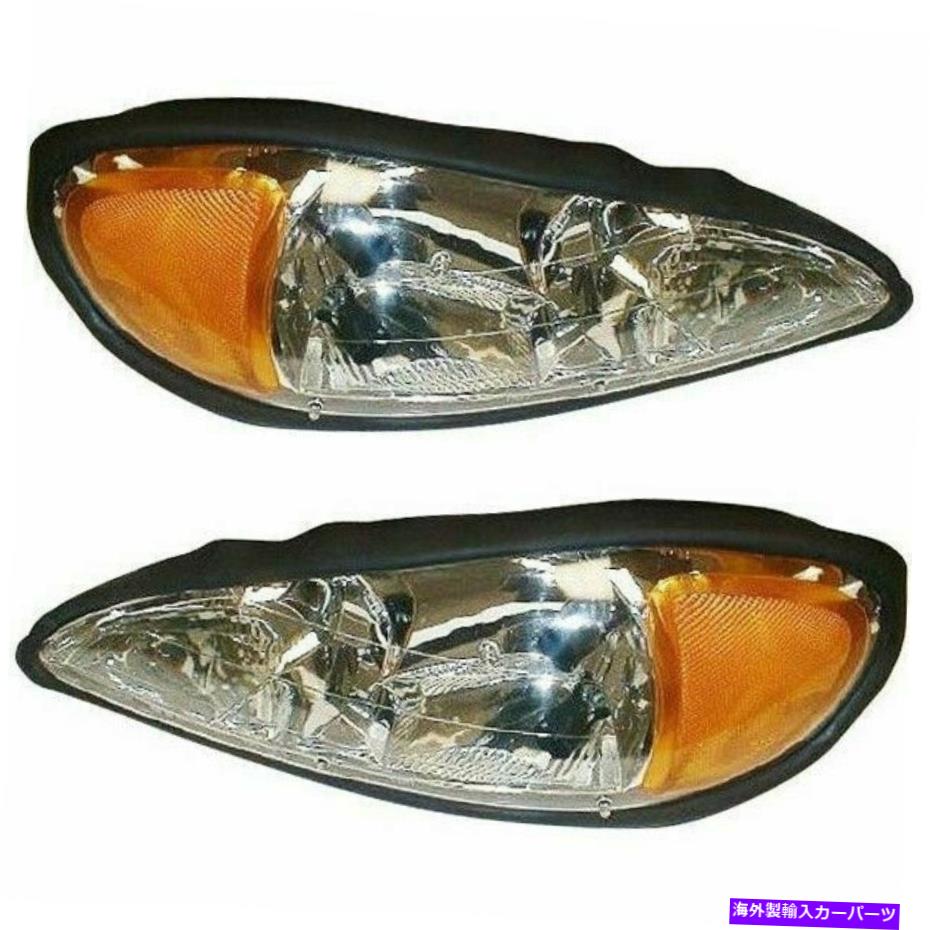 USヘッドライト Pontiac Grand AM 1999-2005のための2つのLH＆RH複合ヘッドライトアセンブリの新しいセット New Set of 2 LH & RH Composite Headlight Assembly For Pontiac Grand Am 1999-2005