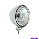USヘッドライト ユナイテッドパシフィック7 "ラウンドクロームダイエットクリスタルヘッドライトW駐車場LED United Pacific 7" Round Chrome Dietz Crystal Headlight w Parking LEDs