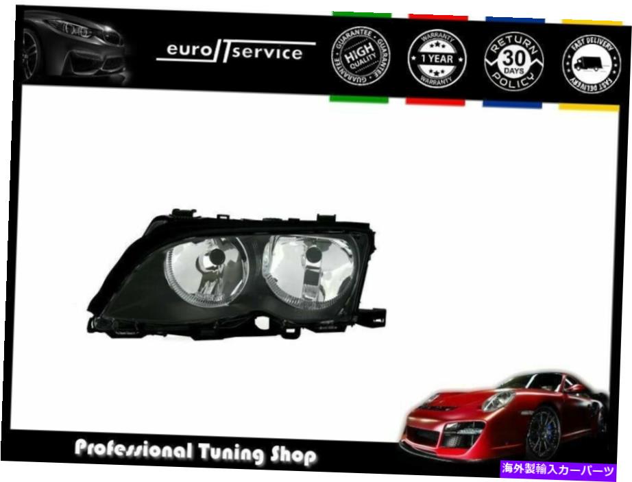 USヘッドライト 左ヘッドライトBMW 3 E46セダンツーリング2001-2004 2005ブラック Left Headlight Bmw 3 E46 Sedan Touring 2001-2004 2005 Black