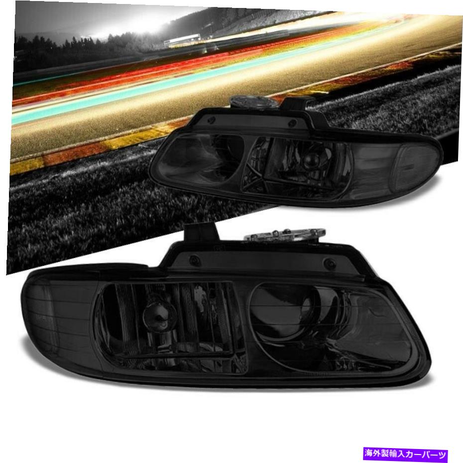 USヘッドライト Chromeハウジング/スモークレンズOEプロジェクターヘッドライト96-99クライスラーVoyager 3.3L Chrome Housing/Smoke Lens OE Projector Headlight For 96-99 Chrysler Voyager 3.3L