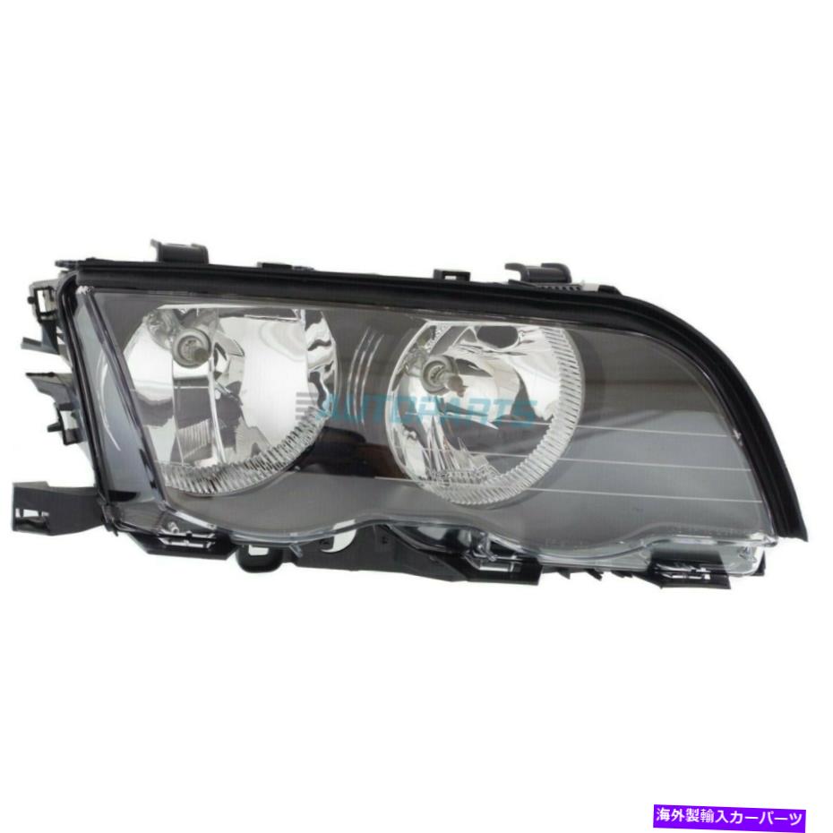 USヘッドライト 新しい右ハロゲンヘッドライトアセンブリは1999-2001 BMW 323i BM2503102に収まる NEW RIGHT HALOGEN HEAD LIGHT ASSEMBLY FITS 1999-2001 BMW 323I BM2503102
