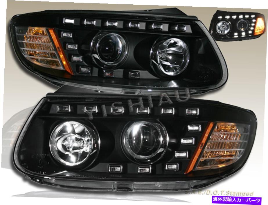 USإåɥ饤 2007-2012 R8ϥSANTA FE SE GLS LEDץإåɥ饤ȥ֥å FOR 2007-2012 R8 STYLE HYUNDAI SANTA FE SE GLS LED PROJECTOR HEADLIGHTS BLACK