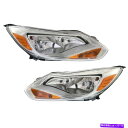 USヘッドライト BM5Z13008F、BM5Z13008Kフォードフォーカスのための新しいドライバー&旅客サイドLH RH 12-14 BM5Z13008F, BM5Z13008K New Driver & Passenger Side LH RH for Ford Focus 12-14(2)