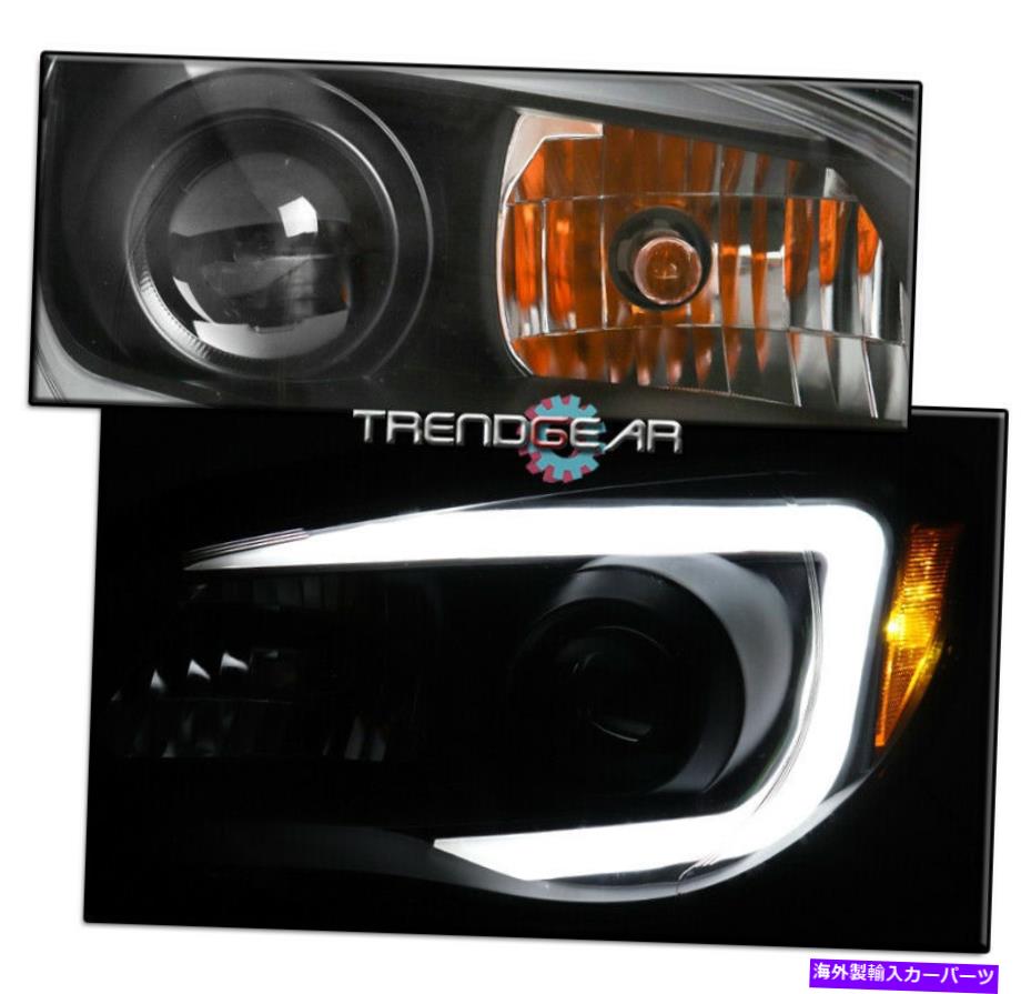 USヘッドライト 2006年から2007年のSubaru Imperza WRXアウトバックLEDプロジェクターヘッドライトヘッドランプブラック FOR 2006-2007 SUBARU IMPREZA WRX OUTBACK LED PROJECTOR HEADLIGHT HEADLAMP BLACK