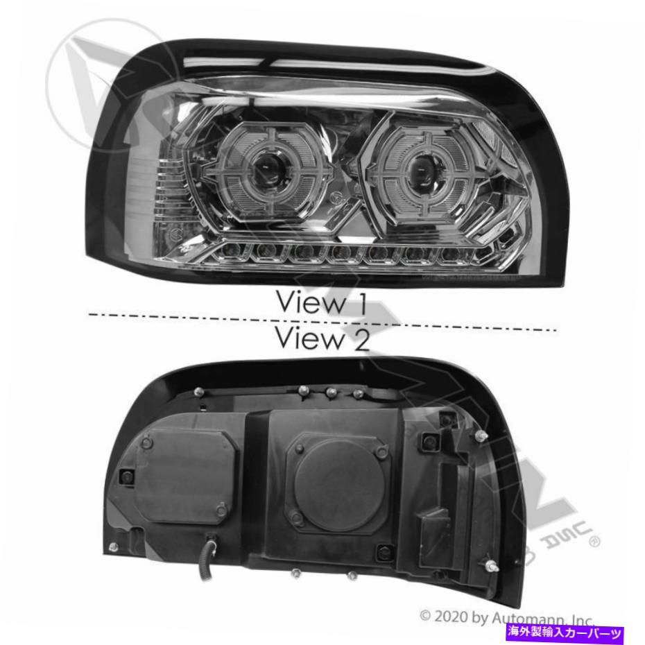 USヘッドライト アフターマーケット左クロムヘッドランプFreightLiner Century Led 1996-2010 Aftermarket Left Chrome Headlamp Freightliner Century LED 1996-2010