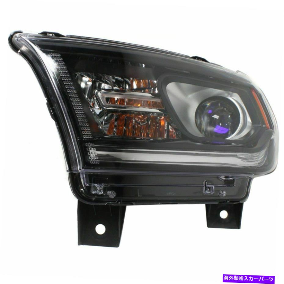 USヘッドライト 2014-2015 Dudge DurangoのハロゲンヘッドライトW /電球の黒いインテリア Halogen Head..