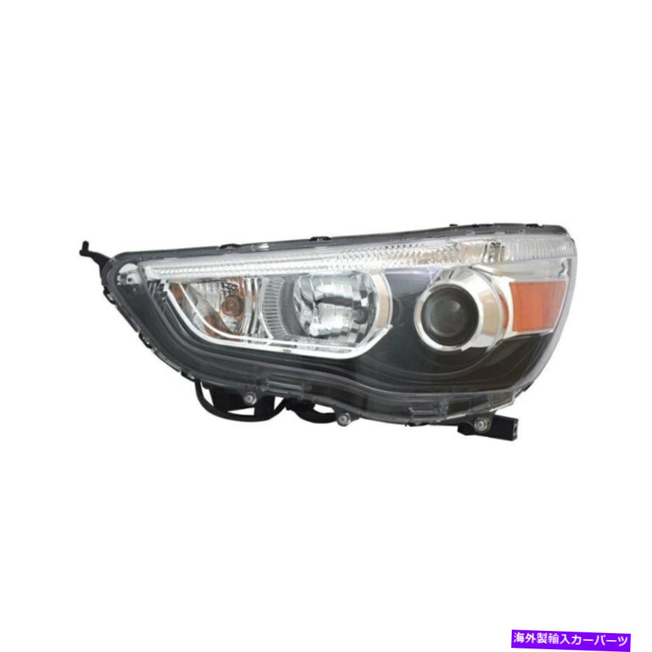 USヘッドライト 三菱アウトランダースポーツ11-15 TYCドライバ側の交換ヘッドライト For Mitsubishi Outlander Sport 11-15 TYC Driver Side Replacement Headlight