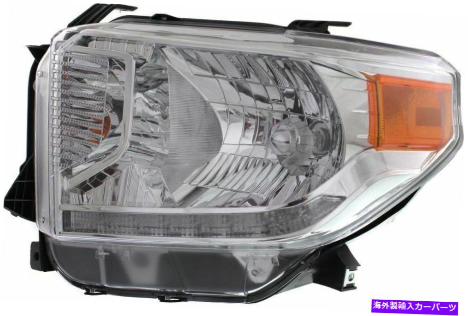 Headlight For 2014-2016 Toyota Tundra Driver Side w/ bulbカテゴリUSヘッドライト状態新品メーカー車種発送詳細全国一律 送料無料（※北海道、沖縄、離島は省く）商品詳細輸入商品の為、英語表記となります。Condition: NewBrand: Aftermarket ReplacementSuperseded Part Number: 811500C100Warranty: 1 YearPartslink: TO2502220Fitment Type: Direct ReplacementOEM Number: 811500C100Certifications: DOT/SAEColor: ClearPlacement on Vehicle: Left,FrontCS-SKU: 366:REPT100392Manufacturer Part Number: TO2502220 条件：新品ブランド：アフターマーケットの交換置き換えられた部品番号：811500C100保証：1年PartsLink：TO2502220フィットメントタイプ：直接交換OEM番号：811500C100認証：DOT / SAE.カラー：クリア車両への配置：左、前面CS-SKU：366：REPT100392メーカー部品番号：TO2502220《ご注文前にご確認ください》■海外輸入品の為、NC・NRでお願い致します。■取り付け説明書は基本的に付属しておりません。お取付に関しましては専門の業者様とご相談お願いいたします。■通常2〜4週間でのお届けを予定をしておりますが、天候、通関、国際事情により輸送便の遅延が発生する可能性や、仕入・輸送費高騰や通関診査追加等による価格のご相談の可能性もございますことご了承いただいております。■海外メーカーの注文状況次第では在庫切れの場合もございます。その場合は弊社都合にてキャンセルとなります。■配送遅延、商品違い等によってお客様に追加料金が発生した場合や取付け時に必要な加工費や追加部品等の、商品代金以外の弊社へのご請求には一切応じかねます。■弊社は海外パーツの輸入販売業のため、製品のお取り付けや加工についてのサポートは行っておりません。専門店様と解決をお願いしております。■大型商品に関しましては、配送会社の規定により個人宅への配送が困難な場合がございます。その場合は、会社や倉庫、最寄りの営業所での受け取りをお願いする場合がございます。■輸入消費税が追加課税される場合もございます。その場合はお客様側で輸入業者へ輸入消費税のお支払いのご負担をお願いする場合がございます。■商品説明文中に英語にて”保証”関する記載があっても適応はされませんのでご了承ください。■海外倉庫から到着した製品を、再度国内で検品を行い、日本郵便または佐川急便にて発送となります。■初期不良の場合は商品到着後7日以内にご連絡下さいませ。■輸入商品のためイメージ違いやご注文間違い当のお客様都合ご返品はお断りをさせていただいておりますが、弊社条件を満たしている場合はご購入金額の30％の手数料を頂いた場合に限りご返品をお受けできる場合もございます。(ご注文と同時に商品のお取り寄せが開始するため)（30％の内訳は、海外返送費用・関税・消費全負担分となります）■USパーツの輸入代行も行っておりますので、ショップに掲載されていない商品でもお探しする事が可能です。お気軽にお問い合わせ下さいませ。[輸入お取り寄せ品においてのご返品制度・保証制度等、弊社販売条件ページに詳細の記載がございますのでご覧くださいませ]&nbsp;