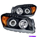 USヘッドライト ANZO USA 111120プロジェクターヘッドライトセットW / Haloフィット06-08 RAV4 Anzo USA 111120 Projector Headlight Set w/Halo Fits 06-08 RAV4