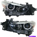 USヘッドライト BACS510K0D-PFM、BACS510L0D-PFM新しいドライバー&旅客サイドLH RH用Mazda 3 BACS510K0D-PFM, BACS510L0D-PFM New Driver & Passenger Side LH RH for Mazda 3(2)