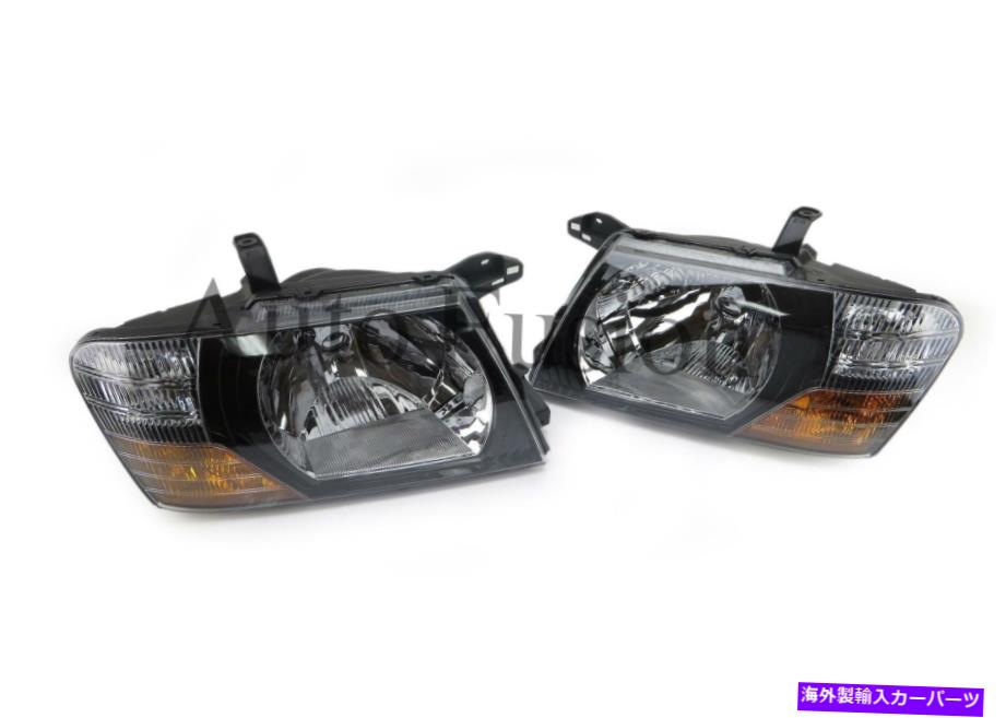 USヘッドライト Mitsubishi Pajero NM（2000-2002）の左右の側面（ペア） Headlights Left And Right Side (Pair) For Mitsubishi Pajero NM (2000-2002)