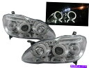 USヘッドライト Corolla E120 MK9 03-08 Angel-Eye Projector Headlight Chrome米国V1用トヨタLHD Corolla E120 MK9 03-08 Angel-Eye Projector Headlight Chrome US V1 for TOYOTA LHD(2)
