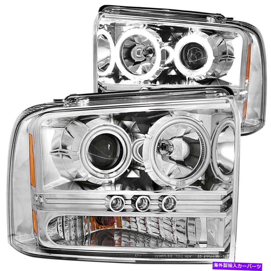 USヘッドライト Anzo USA 111118プロジェクターヘッドライトセットW / Halo. Anzo USA 111118 Projector Headlight Set w/Halo