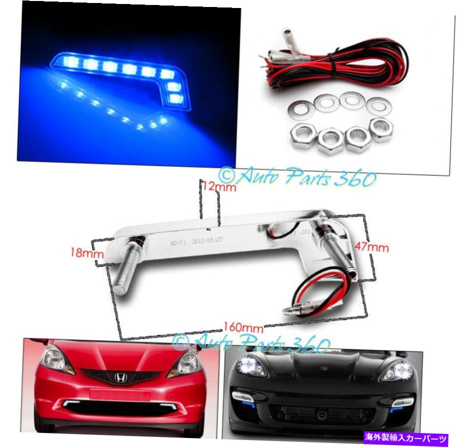 USإåɥ饤 13-18 Dodge RAM 1500 2500 LED֥åץإåɥ饤ȥW / Blue DRL...